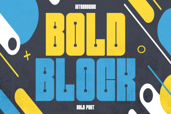 Bold Block: The Ultra-Heavyweight Display Font for Maximum Impact