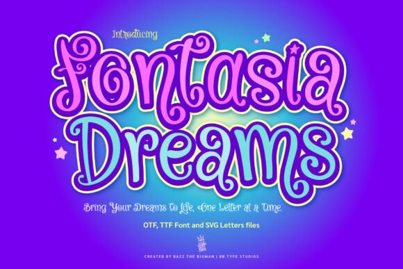 Fontasia Dreams: A Playful Script for Headline Impact