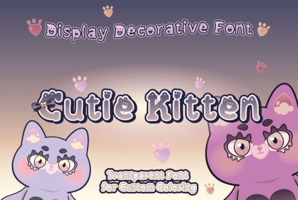 Infuse Your Projects with Playful Personality: The Cutie Kitten Display Font