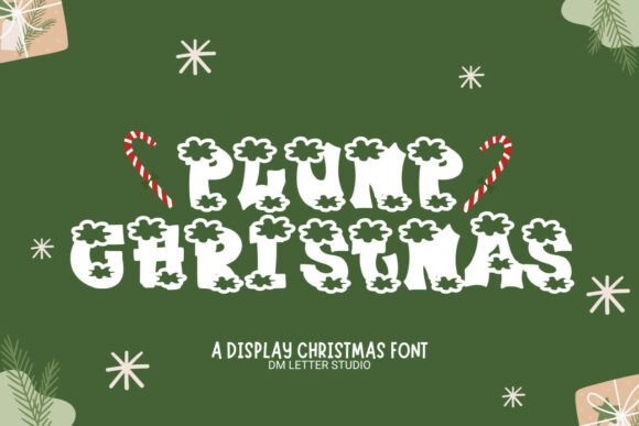 Plump Christmas: Your New Favorite Holiday Display Font