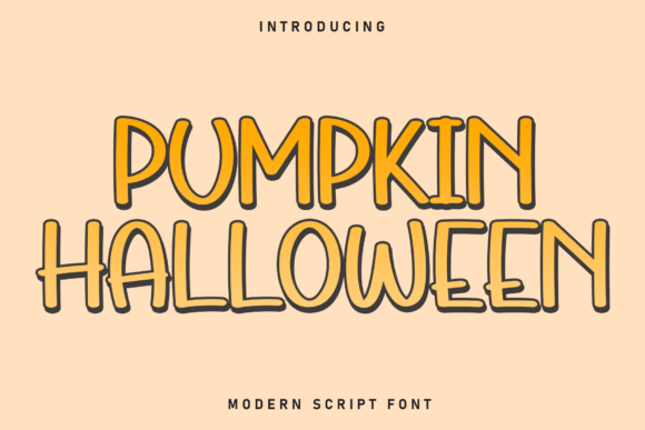 Pumpkin Halloween: The Ultimate Display Font for Festive Projects