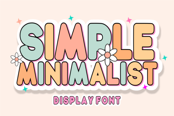 Simple Minimalist: A Fresh Take on Retro Modern Typography