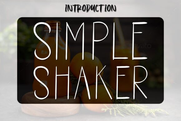 Simple Shaker: A Joyful Color Font for Modern Design