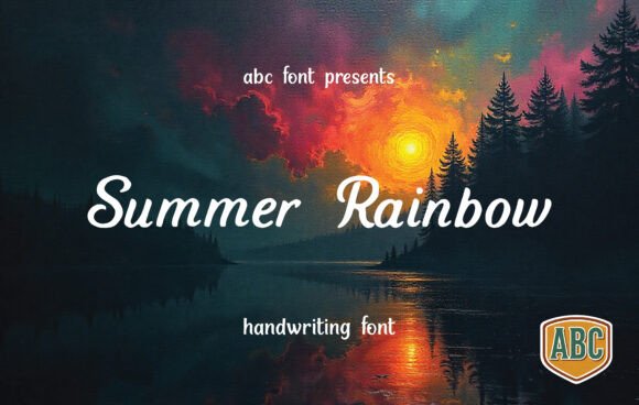 Summer Rainbow: Your Go-To Typeface for Joyful Design