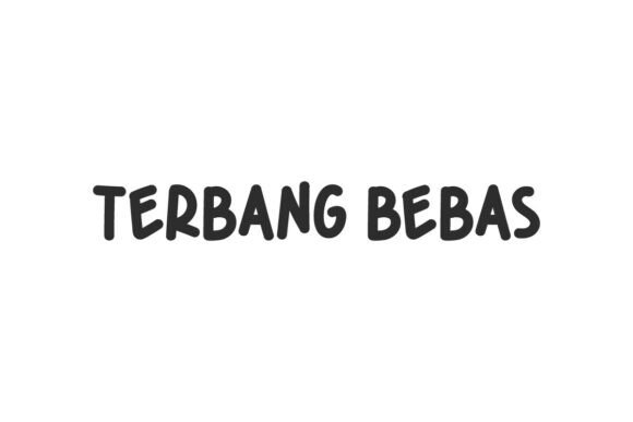 Terbangbebas: A Fresh Take on Playful Display Typography