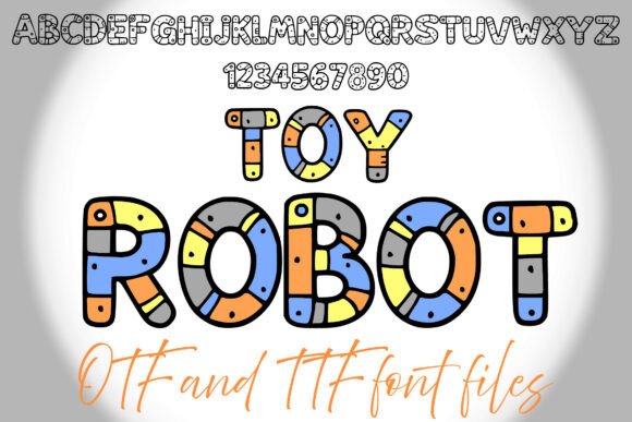 Toy Robot Font: Bold, Bubbly, and Built for Creativity
