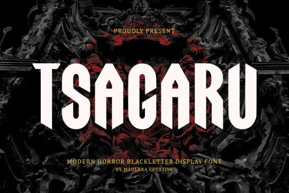 Tsagaru: Crafting Atmosphere with Modern Horror Typography