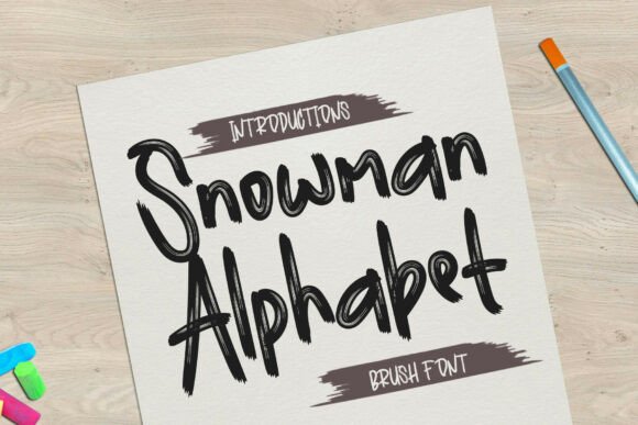 Unleash Artisanal Charm with the Snowman Alphabet