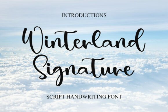 Winterland Signature: A Graceful Script for Quiet Elegance